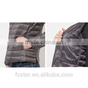 MEN Ultra Light Down Compact V Neck Jacket thumbnail-2