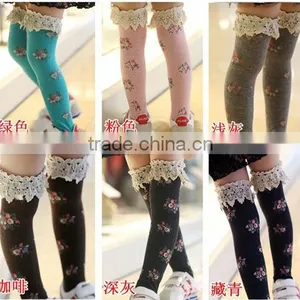 Kid & Baby Socks Princess Baby Girls Long Sock Lace Girls Socks thumbnail-1