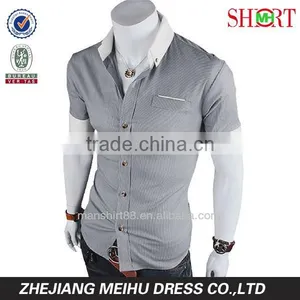 Men's Slim Fit Short Sleeve Casual Shirt thumbnail-1