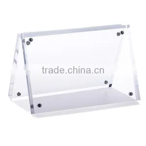 Clear Double-side Picture Frame Acrylic Display thumbnail-3