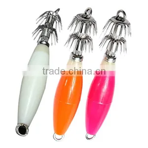 New Noctilucent Luminous Squid Bait Fishing Lures Hook Atificial Bait Fish Hook Fishing Jig thumbnail-5