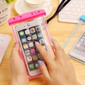 Underwater Outdoor Universal IPX8 Waterproof Pouch Waterproof Dry Bag for Cell Phone With Dule-Sides Transparent Windows thumbnail-3