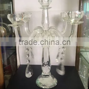 Wholesale Crystal Candle Holder for Centerpieces Wedding thumbnail-1