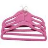 Flocked Children Hanger, Velvet Kids Hanger (LD-C018) thumbnail-1