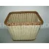 Eco-Friendly Poly Rattan Laundry Basket Rectangle With Handle thumbnail-1