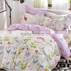 100%cotton AB Design Printed Flower Bedding Set thumbnail-3