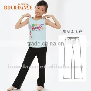 Child Micropoly Jazz Pants. Long Jazz Pants. thumbnail-1