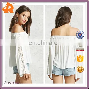 OEM Factory Sale Women Wear Clothes Off Shoulder Top Hot Sale thumbnail-1