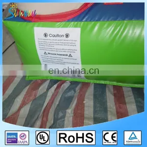 5MX4.5MX4M Green Inflatable Palm Tree Bouncer Moonwalk With Water Slide thumbnail-6