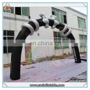 New Design Inflatable Entrance Arch,inflatable Black Arch for Advertising,inflatable Arch to Rental thumbnail-2