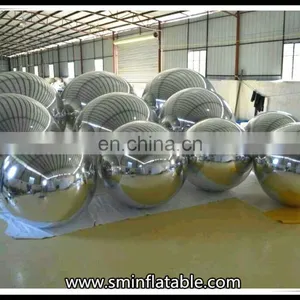 China Supplies Wholesale Inflatable Mirror Ball Silver Mirror Ball Decoration On Sale thumbnail-2