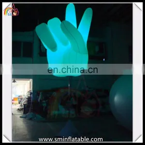 Colorful Inflatable LED Light Tripod Balloon, Inflatable Gesture Stand Stage Light Decoration thumbnail-1