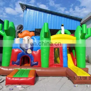 Attractive Inflatable Jungle Bouncy Castle With Slide ,inflable Bouner/inflatable Combo thumbnail-2