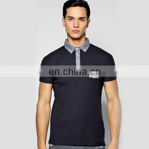 Customized Fashion Mens Clothes Emboridery Logo High Quality 2016 Polo Shirt Design thumbnail-1