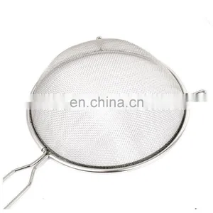 Kitchen Cooking Utensils Metal Stainless Steel Wire Oil Skimmer thumbnail-1