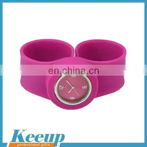 Promotional Silicone Snap Watch Bands With Custom Logo thumbnail-1