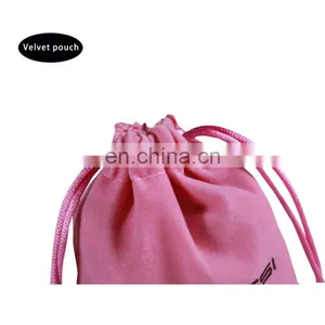 2017 Hot Custom Pink Velvet Pouch for Jewelry Supplier thumbnail-6