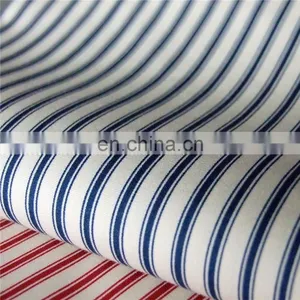 Polyester Cotton Stripe Printed Poplin Fabric Textile T/c Poplin Fabric for Uniform/shirt thumbnail-1
