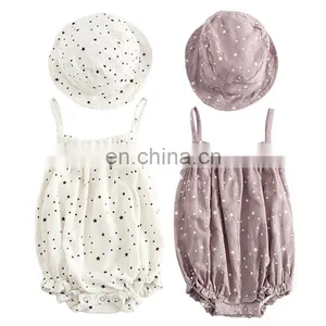 Summer Sleeveless Infant Rompers Casual 100% Cotton Newborn Bodysuit thumbnail-1