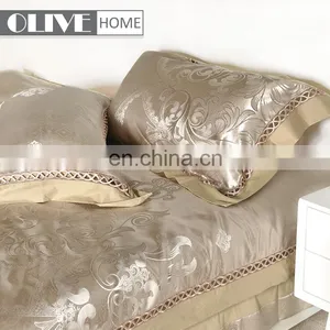Wholesale Super Soft Natural Comfort Satin Luxury Cotton Bedding Comforter Bed Set For Room thumbnail-3