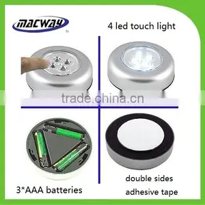 4LED Led Touch Light Switch Night Light thumbnail-1