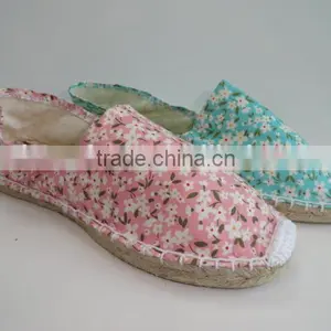 2016 Most Fashion Shoe Handmade Canvas Shoe Espadrille thumbnail-1