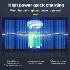 72 LED 128 COB Solar Lamp Sensor Solar Powered Panel LED Street Light Outdoor Courtyard Garden Intelligent Waterproof Solar Lamp thumbnail-5