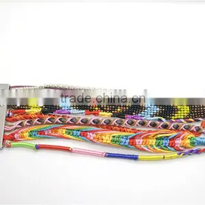 Handmade Woven Bohemian Bracelet With Magnetic Clasp thumbnail-1