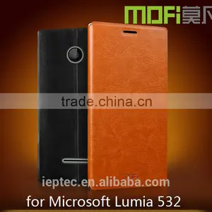 MOFi 7 Colors PU Leather Mobile Phone Flip Cover Cases for Microsoft Lumia 532 thumbnail-1