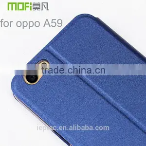 MOFi Original Golden Flash Leather Flip Cover Case for OPPO A59, Carcasa Para Celulares for OPPO A59m thumbnail-1