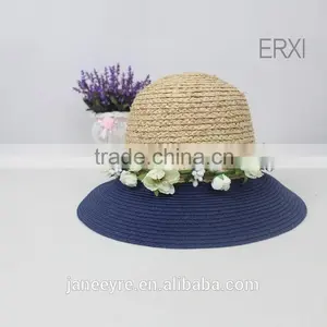 High Quality Womens Sun Beach Promotional Straw Hat Different Color thumbnail-4