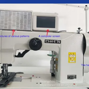 Computer Bold Lines Herringbone Pattern Sewing Machine All Kinds of Pattern Line Traces RN-2293H thumbnail-3