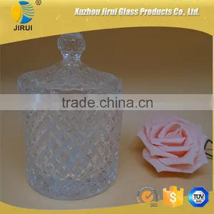Hot Sale Two Sizes Glass Candy Jars, Storage Jars With Lid for Decorative thumbnail-4