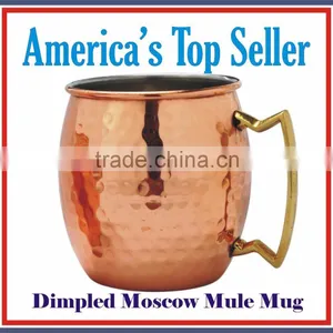 Best Seller Moscow Mule Mug 100% Solid Manufacturer Moscow Mule Copper Mugs Wholesale for Smirnoff Vodka and thumbnail-1