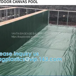 Aquaculture Pool PVC Coated Cloth COATED BANNER Tarpaulin Greenhouse Fish Pond Crayfish Koi Culture Child Water Pool thumbnail-5