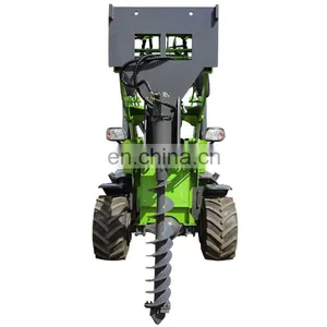 Mini Cheap Chinese 4 Wheel Drive Articulated Small 0.8 Ton Mini Wheel Loader ZL908 With CE Certificate thumbnail-4