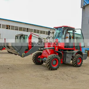 Promotion Customized 4X4 Multifunction 1.5 Ton Front End Loader Mini Loader Payloader 4WD With CE thumbnail-3