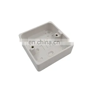 PVC Junction Box Types 3*6 3*3 1+1+1 Iron Box Color Plastic Electrical Wall Switch Box Cover thumbnail-1