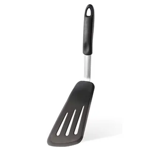 Kitchen Accessories Home and Kitchen Cookware Sets Heat Resistant Rubber Kitchen Spatula - Ideal for Fish, Eggs Turner thumbnail-3