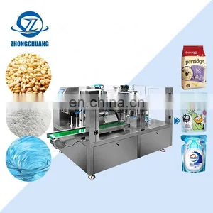 Stand Up Bag Packaging Bulk Products Tea Leaves Automatic Sugar 100G-1Kg Zipper Pouch Packing Machine thumbnail-1