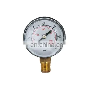 Precision Ordinary Pressure Gauge Stainless Steel Shock Proof Oil Filled Pressure Gauge Directly Supplied by the Manufacturer thumbnail-1