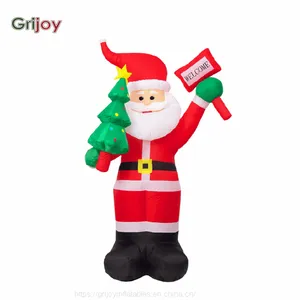 6FT Christmas Inflatable Blow Up Santa Claus China Factory thumbnail-1