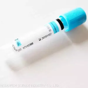Coagulant Tube Plasma Tubes Evacuated Blood Collection 3.2% or 3.8% Sodium Citriate(1:9)Tubes, Test Tube for Blood Sample Colletion (CE) thumbnail-2