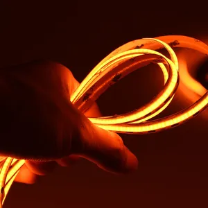 Dv24v 420leds/m 12w/m Orange Cob Led Strip Flexible COB LED Strip Light thumbnail-1