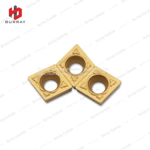 CCMT120408-PM Carbide Turning Insert With Yellow CVD Coating for Steel thumbnail-1