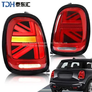 LED Tail Lights Sequential Turn Signal for 2014-2019 BMW Mini Cooper F55 F56 F57 Rear Lamps thumbnail-1