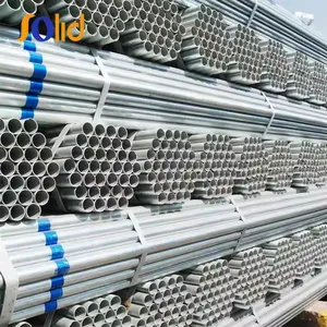 ASTM A53 Hot-dip Galvanized Liner Pipe Rolled Grooved Galvanized Steel Pipe thumbnail-1
