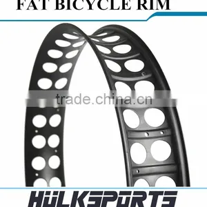 Bicycle Parts Carbon 26ER Profile 25mm Fat Wheel Rims Width 100mm Carbon Fiber Wheels Tubuless Hookless Rims Fat Bike Wheels Quality Choice thumbnail-5