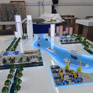 Port Logistics Sand Table Model Production Factory thumbnail-1