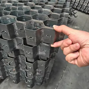 410S Tortoise Shell Mesh Bonding Hole Stainless Steel Hex Metal for Refractory Line China Manufacturer thumbnail-1